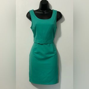 Turquoise 32inch semi-formal dress, bust size 33